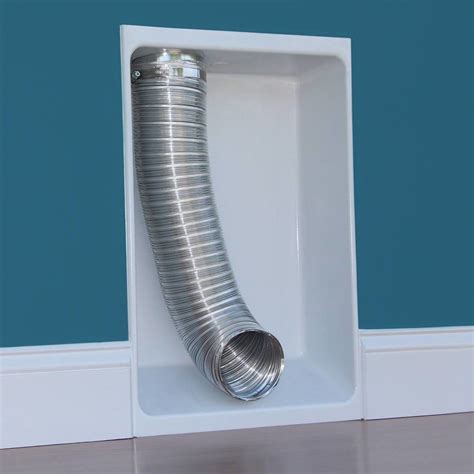 metal dryer vent insert box|replacement dryer vent.